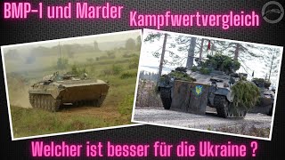 BMP und Marder Kampfwertvergleich  Welcher ist besser für die Ukraine geeignet [upl. by Bevvy]