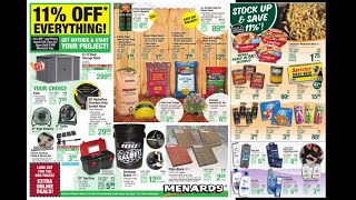 Menards 11 OFF Everything Sales Ad Flyer 0525202306042023Week 15 [upl. by Dorfman]