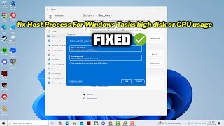 FIXED Host Process For Windows Tasks high disk or CPU usage [upl. by Anileh411]