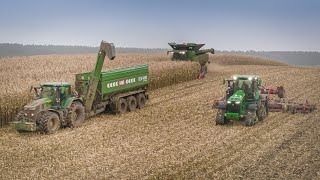 Großeinsatz Maisernte 2021  John Deere X9  8RX Horsch Joker  7R 350 HAWE ULW 4000  Körnermais [upl. by Morna]