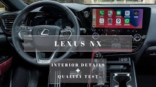 Lexus NX 450h 2023  Interior Details and Quality Test [upl. by Lenox233]