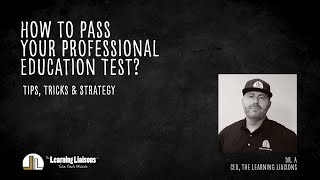 FTCE Webinar How to pass your Professional Education Test [upl. by Quintin375]