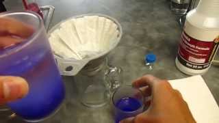 TetramminecopperII sulfate experiments [upl. by Inami703]