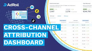 CrossChannel Attribution Dashboard Consolidate Performance Data Across Platforms To Improve ROI [upl. by Lavinie457]