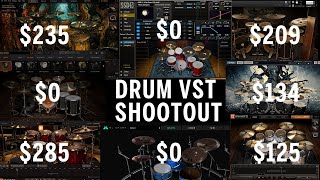 Metal Drum VST Shootout  1 drum beat vs 8 Drum Plugins [upl. by Nnovahs229]