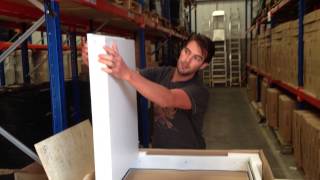 Loft Hatch Fire Rated Metal Pull Down  736x536mm  Part L  unboxing [upl. by Steck675]