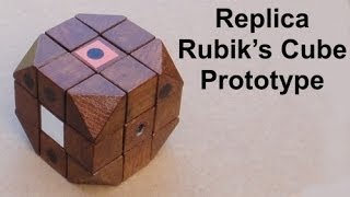 Tony Fishers Replica Rubiks Cube Prototype with history intro [upl. by Humfried]