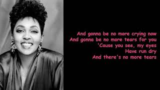 No More Tears by Anita Baker Lyrics [upl. by Naryk749]