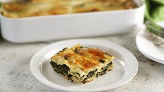 Spinach Lasagna Everyday Food with Sarah Carey [upl. by Alpheus]