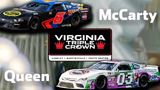 Brenden Queen vs Bobby McCarty A Martinsville Speedway showdown for the Virginia Triple Crown [upl. by Pickford]