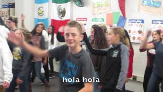 Levántense Music Video Spanish Classroom Commands Rap [upl. by Rednirah415]