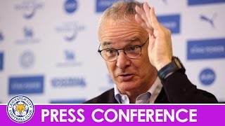 Press Conference  Claudio Ranieri Sets Title Target [upl. by Ainoda]