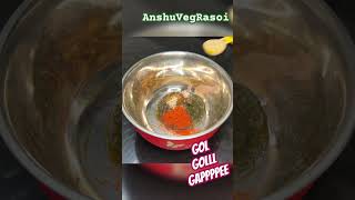 Golgappe trendingshorts youtubeshorts reels yt shortsfeed shortsvideo shorts anshuvegrasoi [upl. by Hallette]