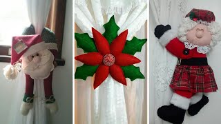 ¡10 Ideas De Sujeta Cortina Con Figuras Navideñas Que Te Enamorarán [upl. by Koziel752]