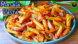 Chicken Masala Pasta  How to make Chicken Masala Pasta Recipe [upl. by Lairret]