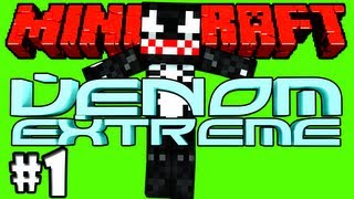 Minecraft Venom e os Aventureiros  Multiplayer 1  Construindo o Abrigo [upl. by Vallo]