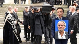 Beerdigung von Alain Delon Sein Sohn brach in Tränen aus und enthüllte traurige Details [upl. by Niassuh474]