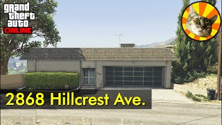 2868 Hillcrest Avenue  house tour  GTA Online [upl. by Paule]