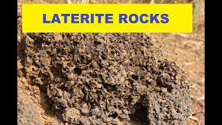 LATERITE ROCKS amp SOIL I Laterite rock nature I Laterite rock structure I Laterite rock composition [upl. by Enihpesoj]