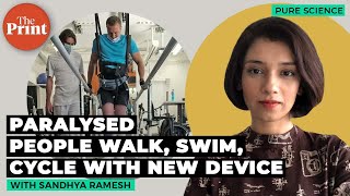 Nervestimulation device helps paralysed people walk again [upl. by Arakal]