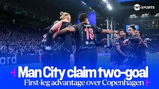 Advantage Man City after comfortable firstleg victory at FC Copenhagen 🔥  UEFA Champions League [upl. by Adyol]