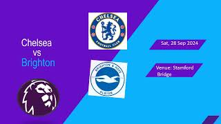 Chelsea vs Brighton  Barclays Premier League 20242025  Match Result [upl. by Emad862]