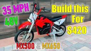 You Wont Believe the Speed of this 420 MX500 MX650 Razor Dirt Bike [upl. by Jaye]