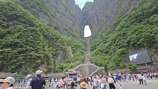 Heavens Gate ah kan ding ve ta  Tianmen Mountain  Zhangjiajie  16052024 [upl. by Yk]