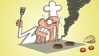 Cartoon Box Top 10 Cooking Cartoons  The BEST of Carton Box  Funniest Cooking Compilation [upl. by Faden]