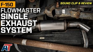 20112014 50L F150 Flowmaster FlowFX Extreme Single Exhaust Review amp Sound Clip [upl. by Nonnaihr]