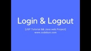 java web project using JSP MYSQL and Servletlogin and logout Part 2 [upl. by Anibas]