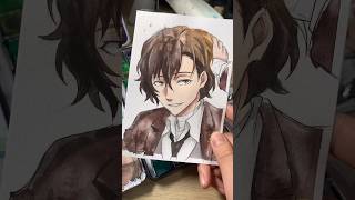 Drawing Dazai Osamu from bungou stray dogs drawing dazaiosamu [upl. by Schofield]