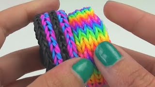 Loom Bandz DIY Vierfach Fishtail selber machen Anleitung Tutorial  How To deutsch [upl. by Einaj]