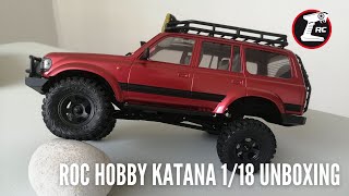 ROC HOBBY KATANA 118 UNBOXING PRUEBAS Y DETALLES DEBES VERLO [upl. by Aihsiek]