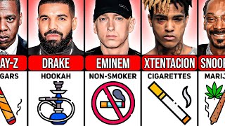 What Famous Rappers Smoke in Real Life [upl. by Piscatelli]