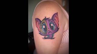 Cute bat tattoo [upl. by Annavahs]