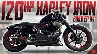 Harley Iron 883 to 1275 Build Ep 04 [upl. by Malanie]