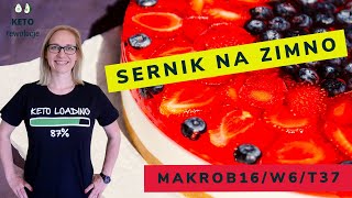 KETO sernik na zimno  najlepszy przepis keto low carb [upl. by Aleit434]