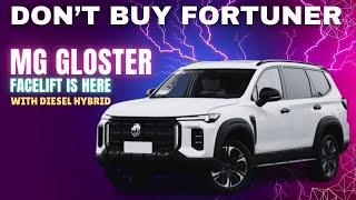 FORTUNER KILLER MG Gloster facelift 2024 is here🔥 Interior Leaked Launch Date out [upl. by Elacim]