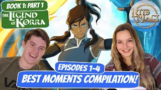 A Trip Down Memory Lane  LETTS REACT KORRA BEST REACTION MOMENTS  Book 1 Part 1 Episodes 14 [upl. by Durst58]