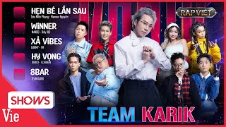 Tổng hợp tiết mục VÒNG ĐỐI ĐẦU  Team Karik đội hình nhiều nón vàng nhất RAP VIỆT 2024 [upl. by Yroggerg]