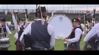 Police Scotland Fife Pipe Band 2017 British Championships Paisley [upl. by Auhs]