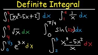 Definite Integral Calculus Examples Integration  Basic Introduction Practice Problems [upl. by Dane836]