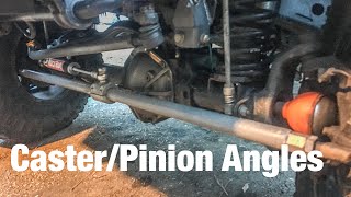 How to Check Caster and Pinion angle on your Jeep or Truck [upl. by Devine24]