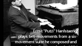 Ernst quotPutziquot Hanfstaengl plays the piano [upl. by Urania207]