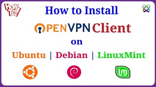 OpenVPN  How to Install and Configure OpenVPN Client on Ubutun  Debian  LinuxMint [upl. by Aslehc]