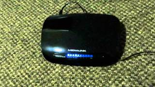 Medialink WirelessN Broadband Router Model MWN WAPR300N [upl. by Casta]