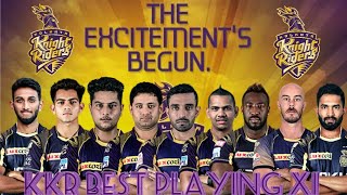 IPL 2019  KKR Playing 11 2019  Kolkata Knight Riders Full Squad 2019 [upl. by Hayne]