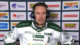 Joakim Nygård  Mål och intervju från HV71  Färjestad BK  20230130 [upl. by Dagney675]