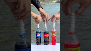 CocaCola vs Pepsi Mohito with Mentos The Finale 😱🔥 experiment mentos [upl. by Notfilc]